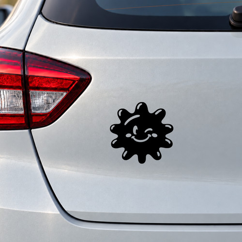 Auto aufkleber farbklecks - aufkleber,