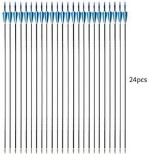 24pcs 31" Fiberglass Arrows
