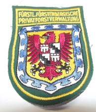Aufnäher Patch Jagd Forst Förster Forstverwaltung Fürstenberg Privat Forst