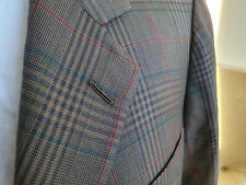 Brioni Sakko Braun Kariert Größe 52 (Taglia 26)