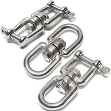 Ankerwirbel Wirbelschäkel Wirbel Kettenwirbel Edelstahl V4A Doppelwirbel Kette