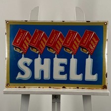 Shell Emailschild - 52 x 35 cm