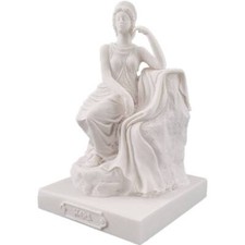 13,5cm Alabaster Figur Hera