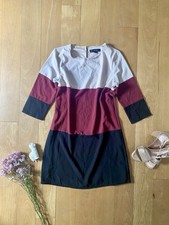 AMISU Kleid – Colorblock Design – Gr. 36