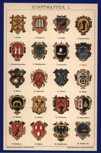 Lithographie anno 1896 - ,