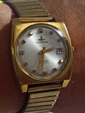 Vintage Seltene Herrn Dugena Monza Automatik Swiss Made Eta 2782 25 Rubine, 70er