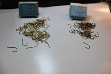 200 Angelhaken lose Vintage MUSTAD Hooks original aus Norwegen Sammler Angler