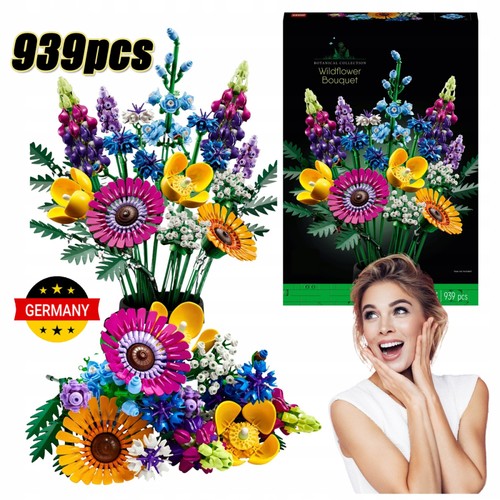 939pcs baustein blumenstrauß - 939pcs,
