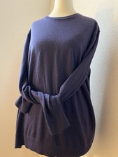 Uniqlo 100% Merinowolle Pulli Größe L, Lila, Aubergine