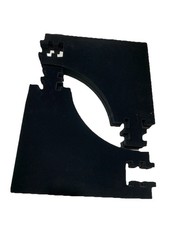 Relaxdays Dartscheibe Schutzring "R6", Wandschutz für 45 cm Dartboard