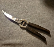 Geflügelschere J.Kretzer Solingen mit Holzgriff Neuwertig 