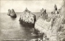Ak Alum Bay Isle of Wight England, Die Needle Rocks,  Felsen im... - 4874074