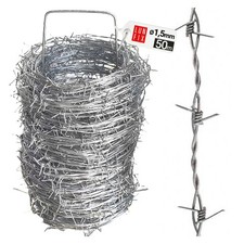 50m Stacheldraht Weidezaun