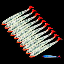 10x 13cm Gummifisch UV Stint