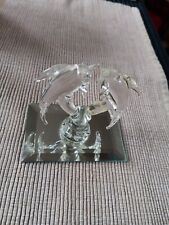 Kristallglas Figur - Delfin -  Deko Skulptur,