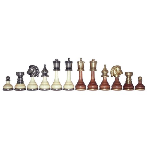 Italfama schachfiguren messing - schachfiguren,