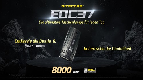 Nitecore edc37 uhi max - edc37,