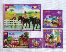 5 LEGO Bauanleitungen Belville System 5855 + 5845 + 5841 + 5844 + 7587