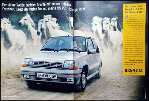 Renault turbo originale - 5, gt