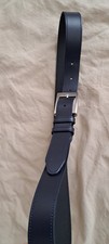 Handmade in Italy,  neu Herren klassische Ledergürtel  95 - 100, Nachtblau