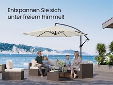 SONGMICS Ampelschirm 350 cm