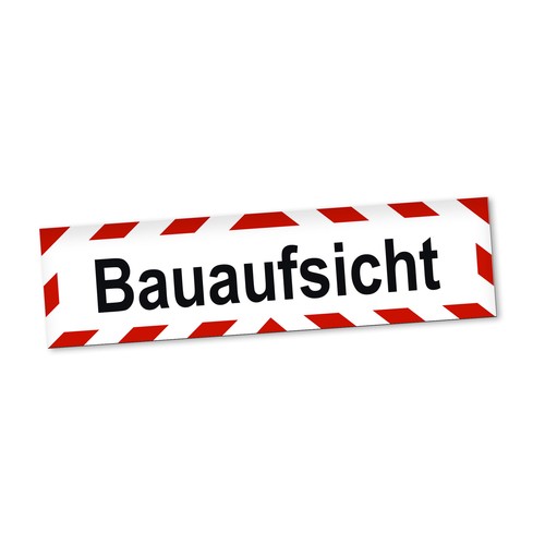 Bauaufsicht magnetschild auto - magnetschild,