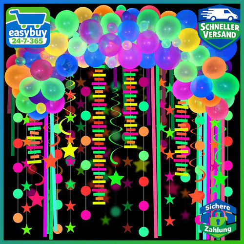 Neon party deko 104 - neon,