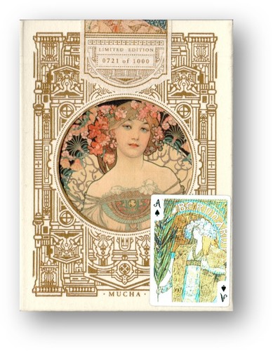Mucha playing cards - mucha,