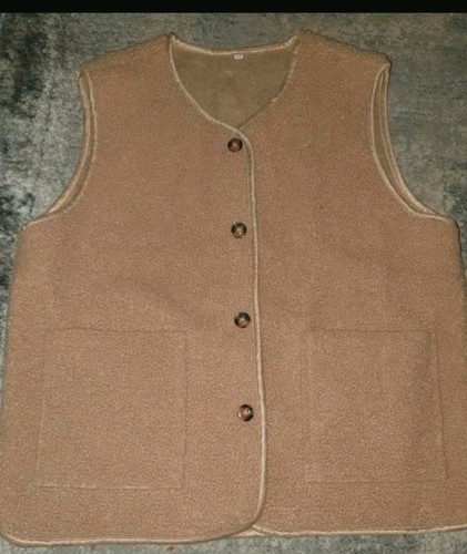 Weste teddy fell plüsch damen - weste,
