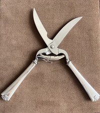 Vintage Solingen Geflügelschere Küchenschere versilbert (120er)