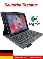 Logitech Universal Folio, Deutsche Tastatur Hülle Bluetooth iOS Android Tablets 