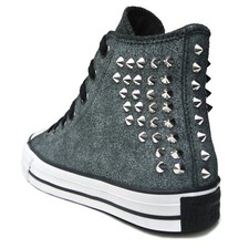 Converse Chucks 42 Grau Nieten Metal CHUCK TAYLOR ALL STAR Limited Edition HI