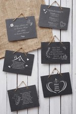 Schiefer Tafel Haussegen