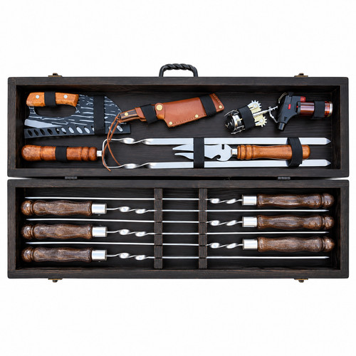 Grillspieße set 63cm - set, 6x