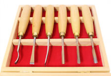 6 x Holzschnitz-Beitel