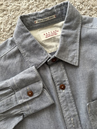 Replay shirt garn - replay, gefärbter