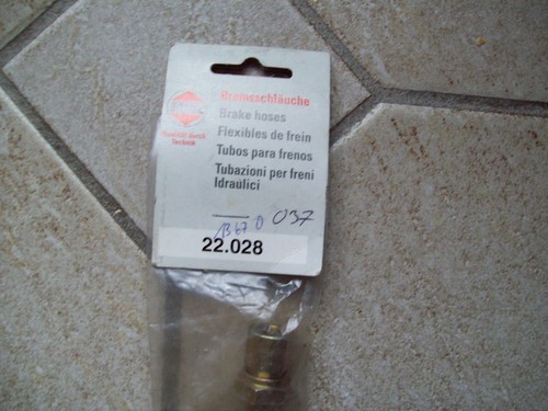 Opel monza bremsschlauch pex - opel,