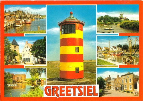 Greetsiel sieben abb - ak,,