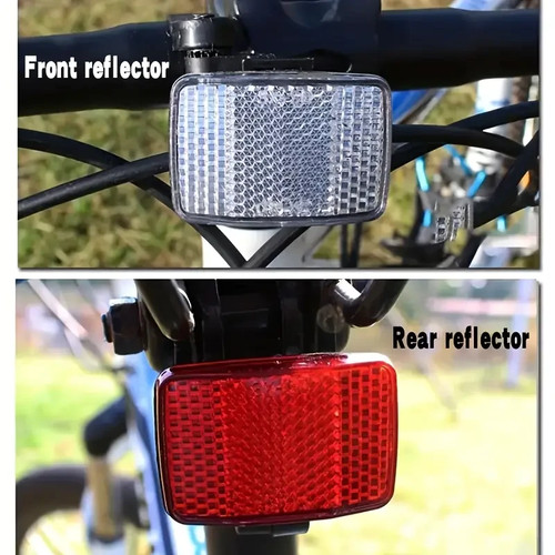 Fahrrad reflektor - 🔴⚪, fahrrad-reflektor