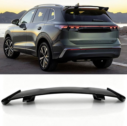 Dachspoiler schwarz glänzend - schwarz,