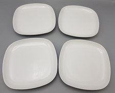 IKEA 365+ Susan Pryke 4x viereckige KUCHENTELLER weiß ca. 17,5 x 17,5cm TOP