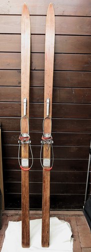 Alte ddr vintage holzski - ddr,