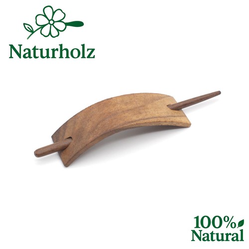 Vintage haarspange naturholz - vintage,