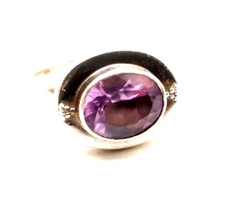 Amethyst Ring Sterling
