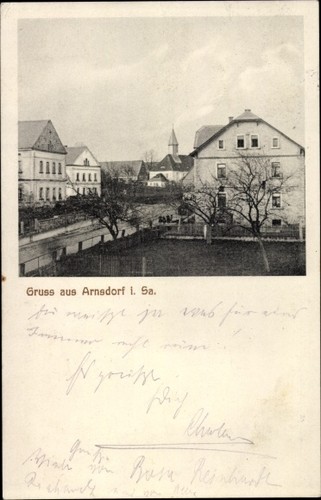 Arnsdorf sachsen - ak,