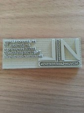 Textplatte Stempelplatte für