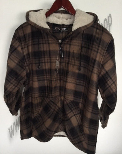 Elutex jacke braun schwarz - elutex,