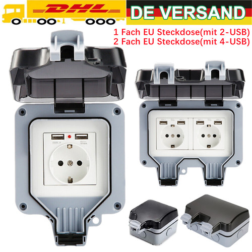 Ip66 steckdosen aufputz - ip66,