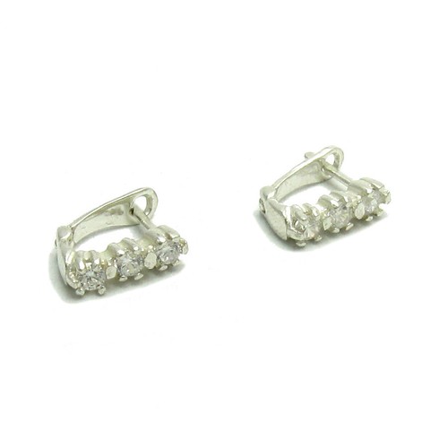 Sterling silber ohrringe - silber, mit