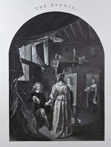 Original stahlstich 1850 - stahlstich, um